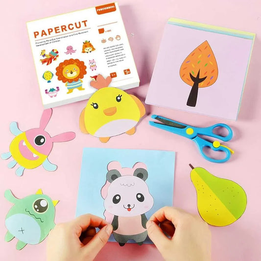 Buy Safe DIY Craft Kits for Kids with Scissors and Colorful Paper