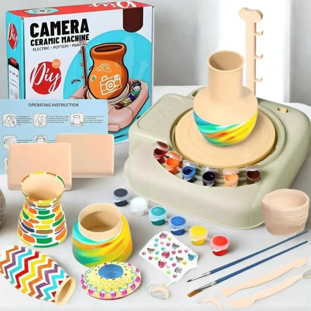 Creative Ceramic Electric Pottery Wheel Machine for Kids – A Fun Way t ...