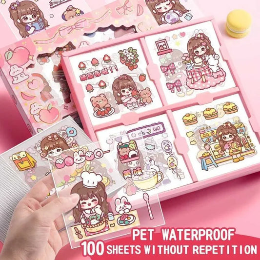 Kawaii Nini Sweet Party Cute Cartoon Stickers