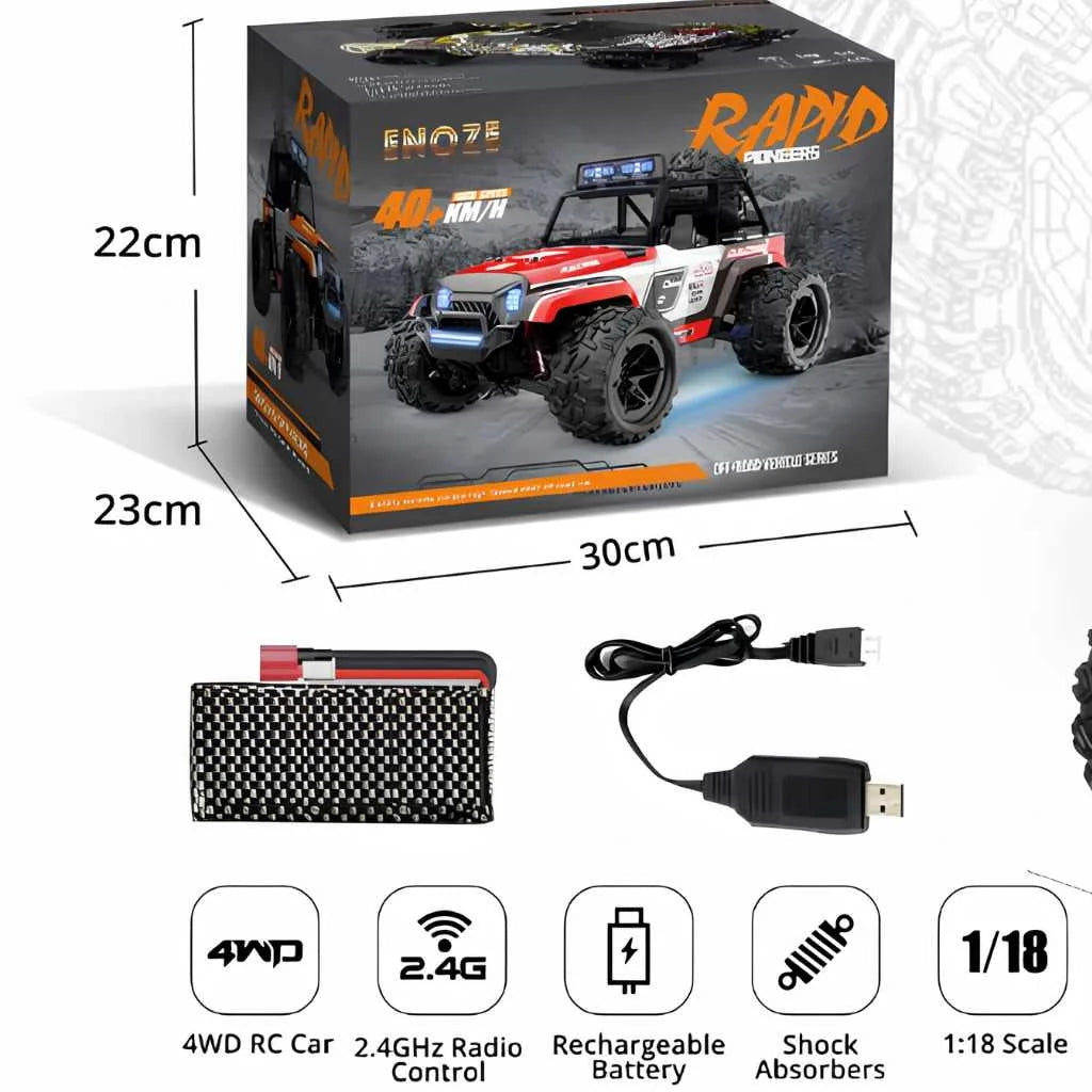 1:18 Scale 4WD High Speed Racing Off Road RC Cars