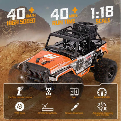 1:18 Scale 4WD High Speed Racing Off Road RC Cars