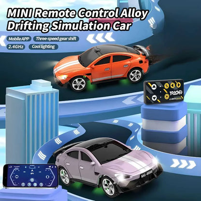 1:64 Scale Alloy Mini Metal Remote Control Drift Cars