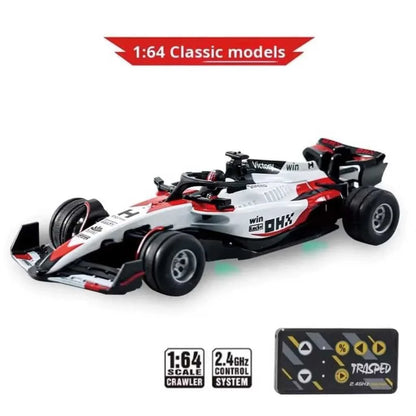 1:64 Scale High-Speed Die-Cast Mini F1 RC Car for Kids
