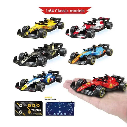1:64 Scale High-Speed Die-Cast Mini F1 RC Car for Kids