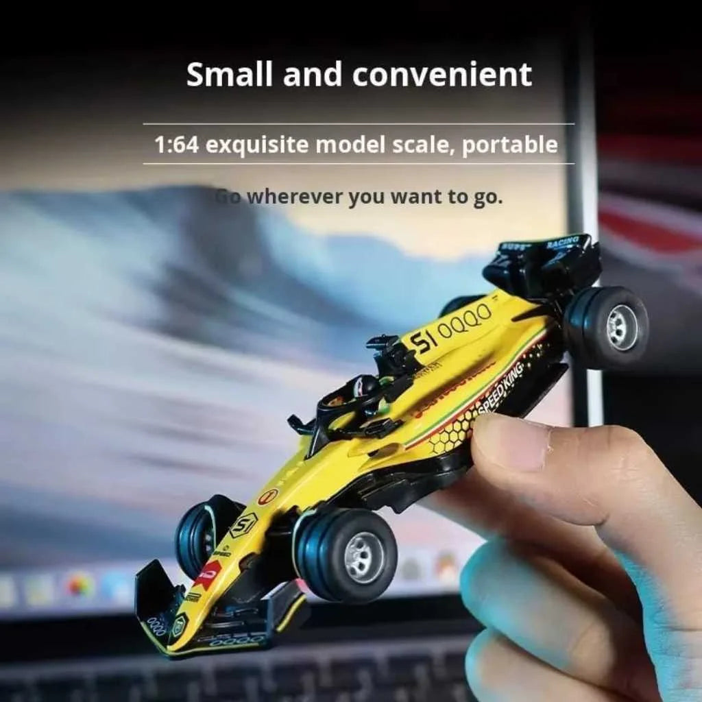 1:64 Scale High-Speed Die-Cast Mini F1 RC Car for Kids