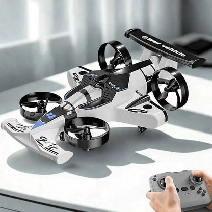 2-in-1 RC Drone Car for Kids with Flying Stunt Vehicle