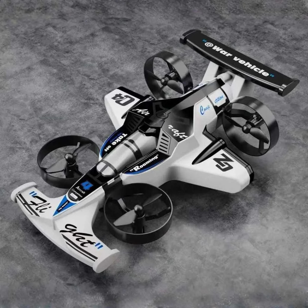 2-in-1 RC Drone Car for Kids with Flying Stunt Vehicle