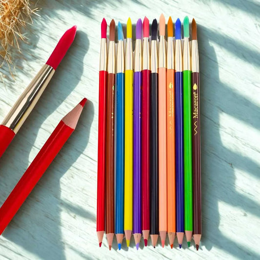 2 in 1 Water colour pencil and paint brush set