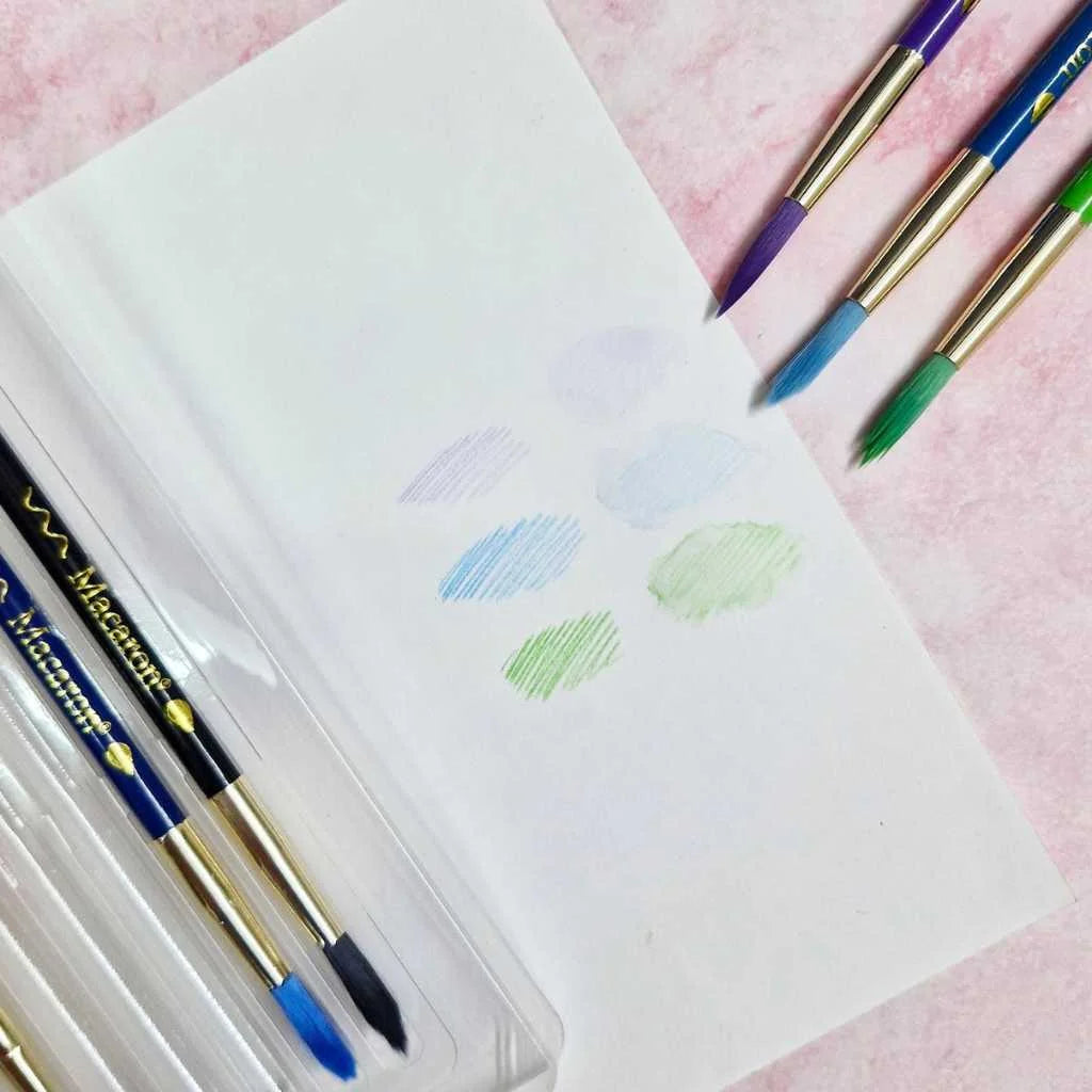 2 in 1 Water colour pencil and paint brush set