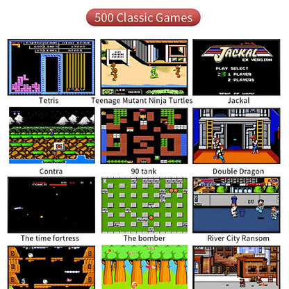 500 retro games in one console with joystick