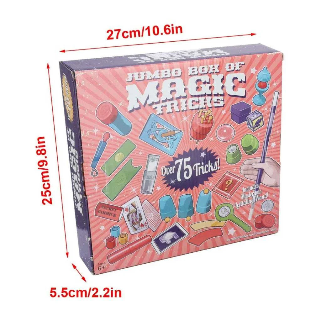 75 Jumbo Box of Magic Kit Tricks for Boys and Girls
