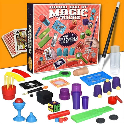 75 Jumbo Box of Magic Kit Tricks for Boys and Girls