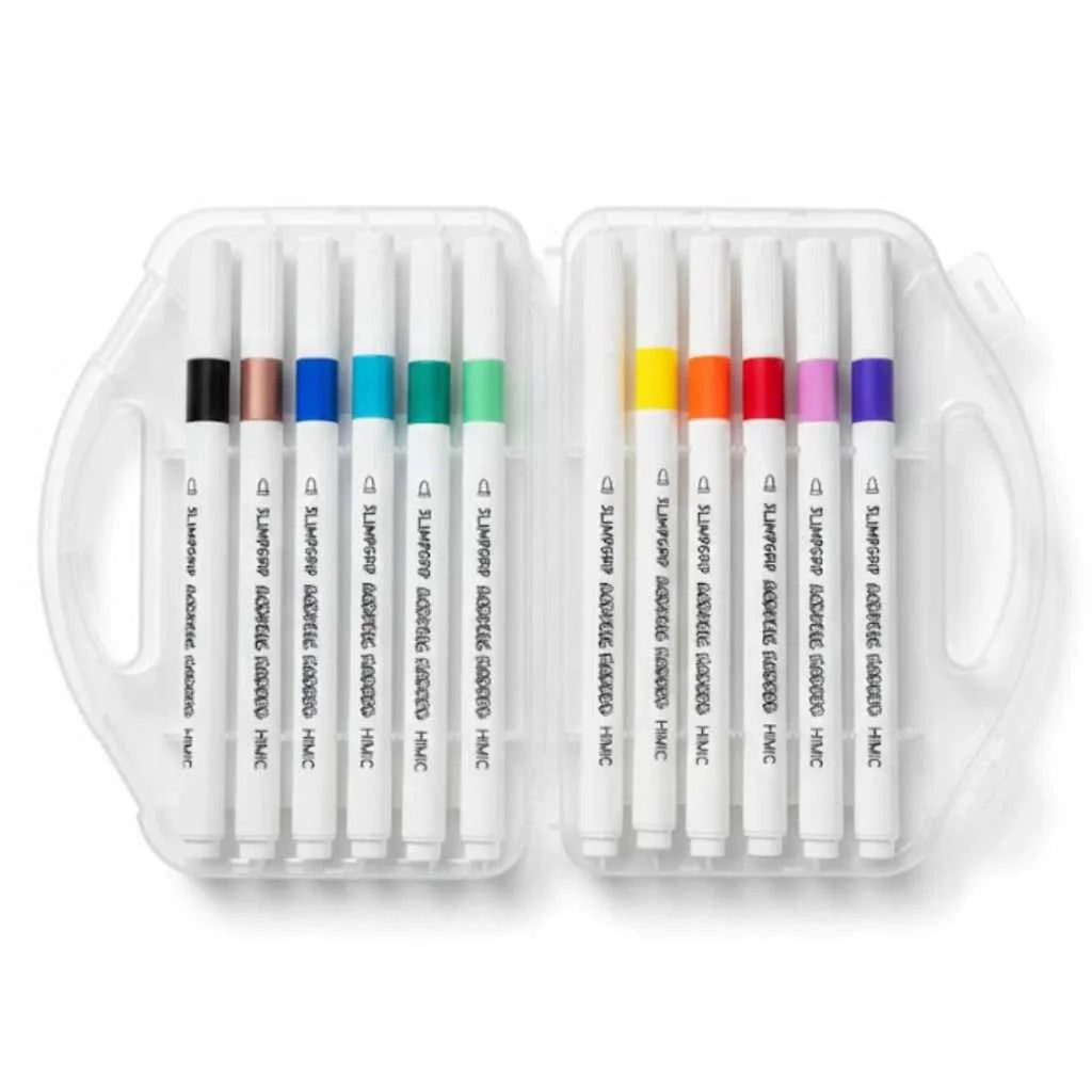 Premium DoodleDash 12-Color Acrylic Markers