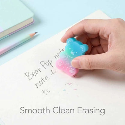 Adorable Bear Popsicle Eraser Set - Cute Kawaii Erasers | DODKart