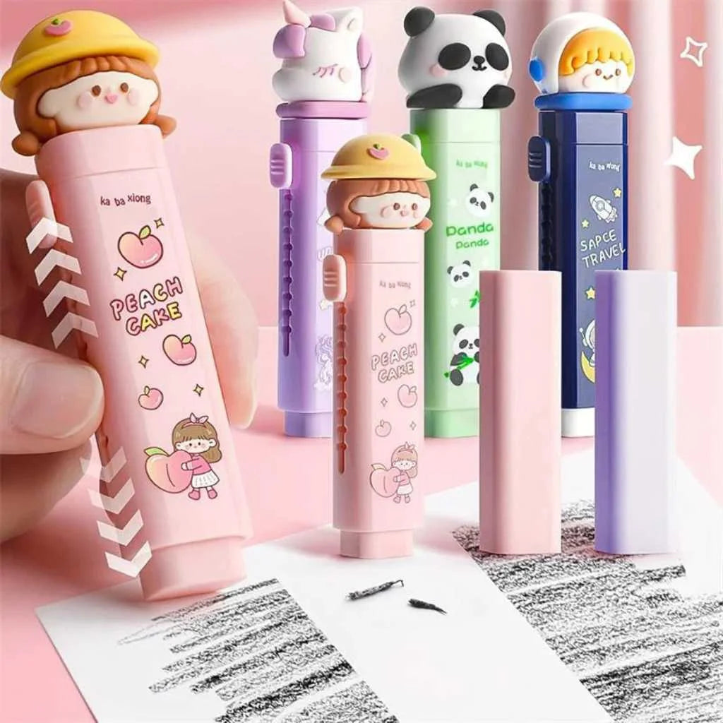 Adorable Cartoon Retractable Eraser