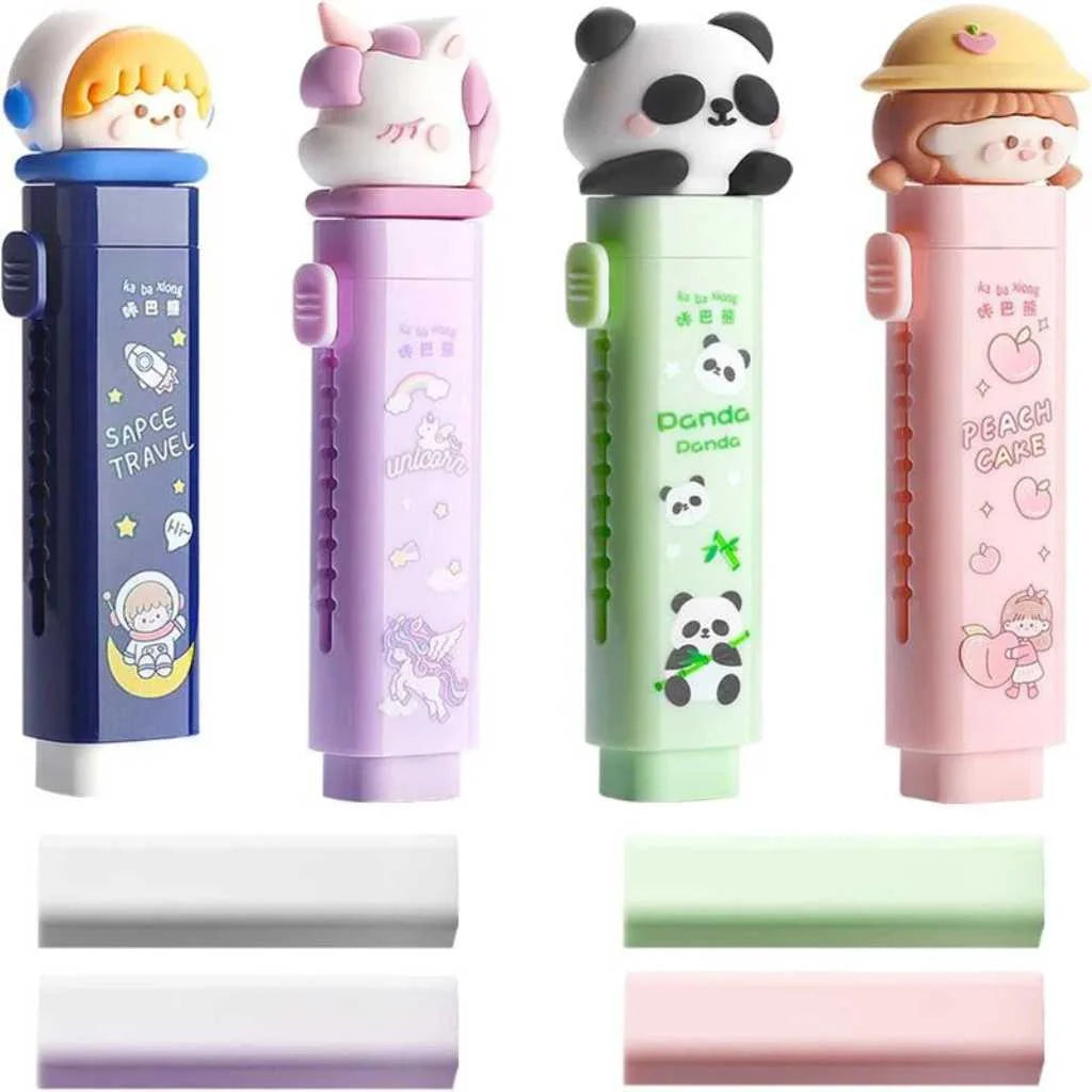 Adorable Cartoon Retractable Eraser