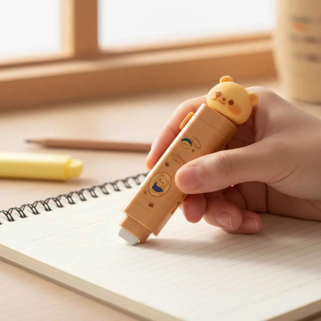 Adorable Cartoon Retractable Eraser