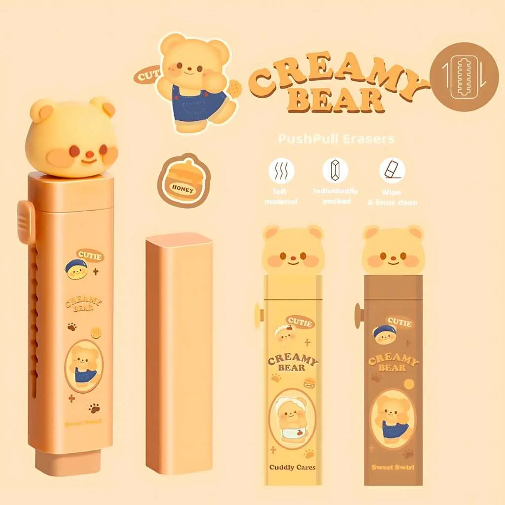 Adorable Cartoon Retractable Eraser