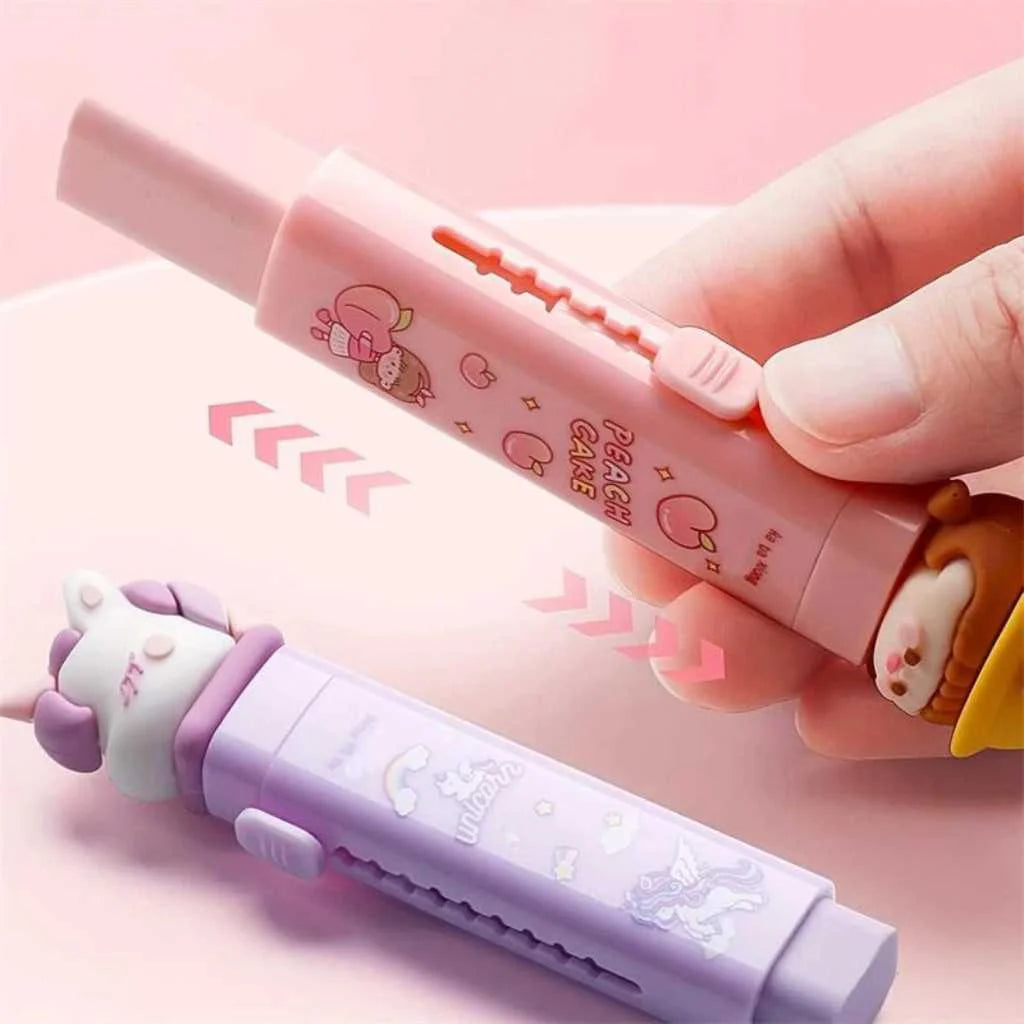 Adorable Cartoon Retractable Eraser