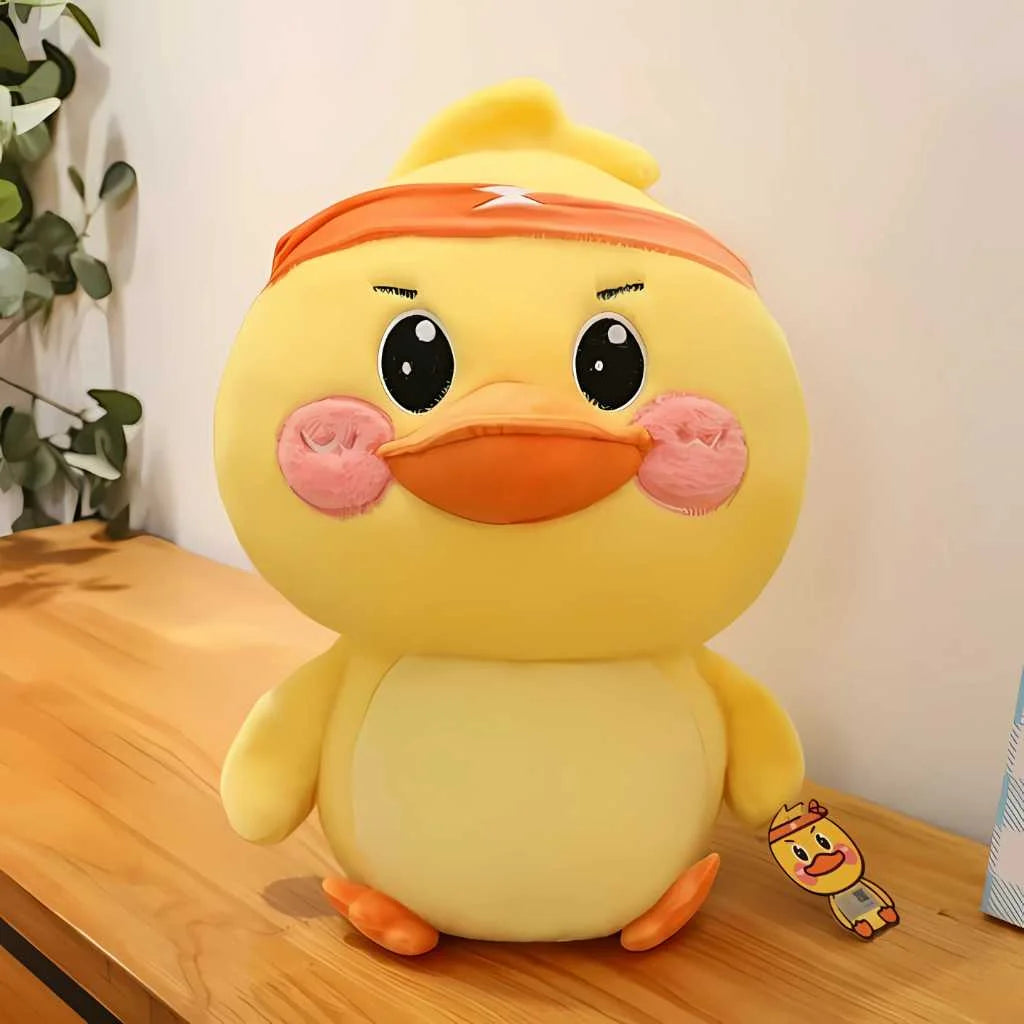 Adorable Duck Soft Toy with Sporty Headband