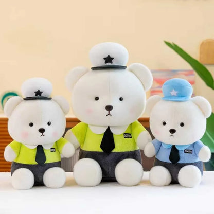 Adorable Guardian Police Teddy Bear Soft Toy
