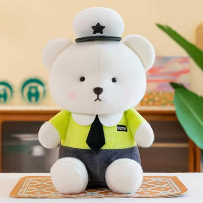 Adorable Guardian Police Teddy Bear Soft Toy