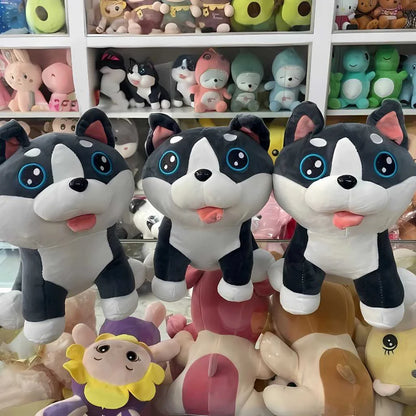 Adorable Husky Dog Soft Toy Plush Pillow