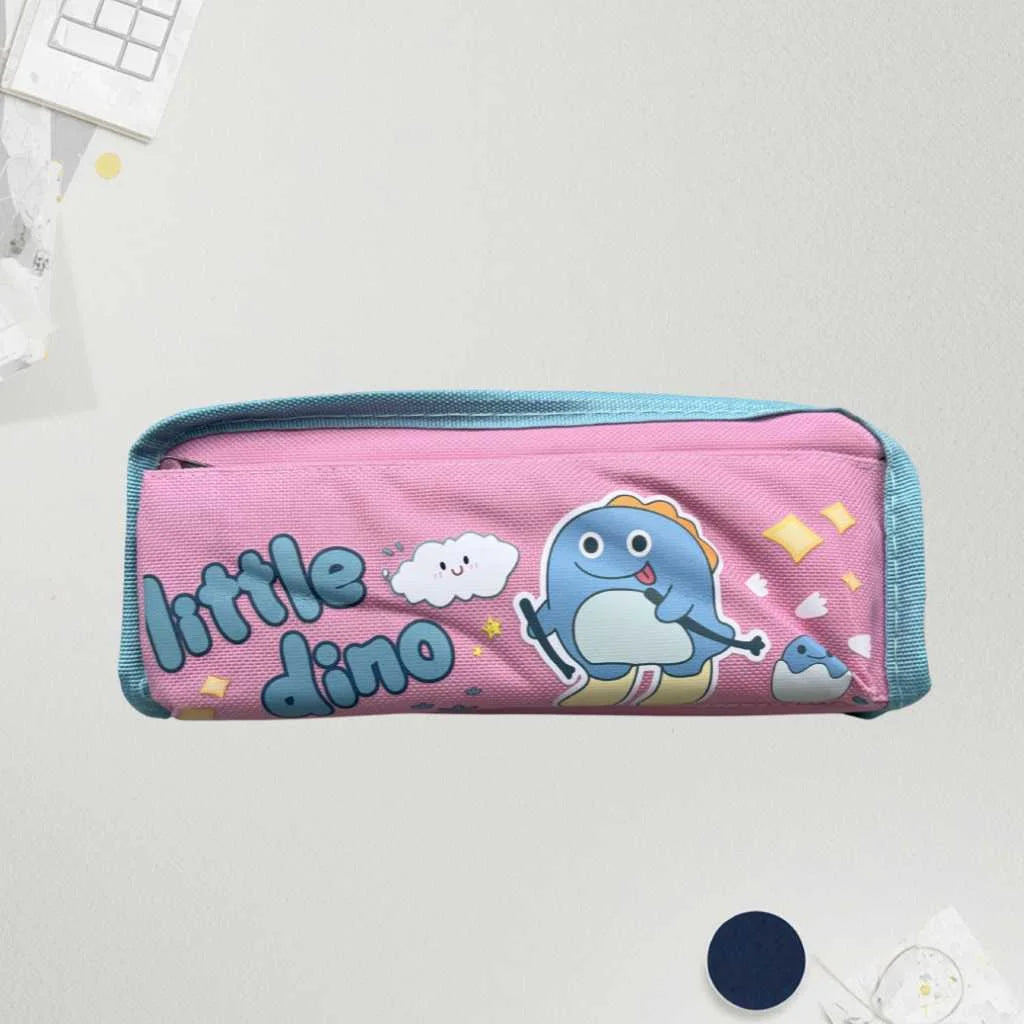 Adorable Little Dino Cute Pencil Pouch - Durable School Organiser