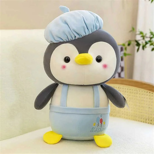 Adorable Penguin Soft Toy with Dress and Cap