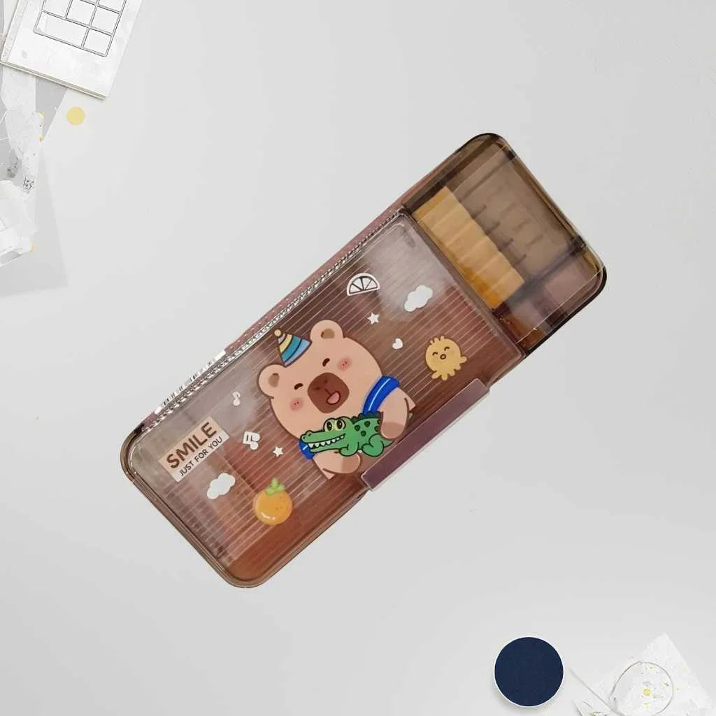 Adorable Plastic Pencil Box for Kids | Premium & Durable School Organizer