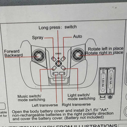 Amazing 360° Stunt RC Drift Car With Spray and Light