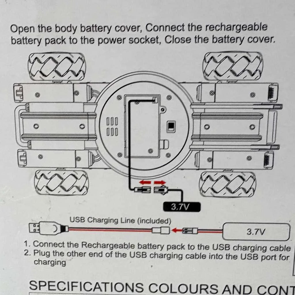 Amazing 360° Stunt RC Drift Car With Spray and Light