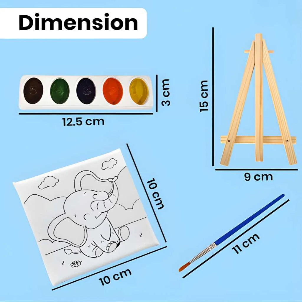 Amazing Pocket Painter Canvas Colour Kit for Kids