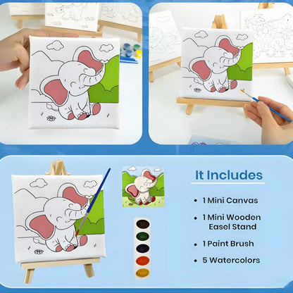 Amazing Pocket Painter Canvas Colour Kit for Kids