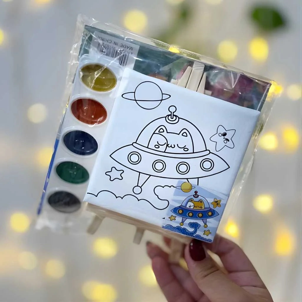 Amazing Pocket Painter Canvas Colour Kit for Kids