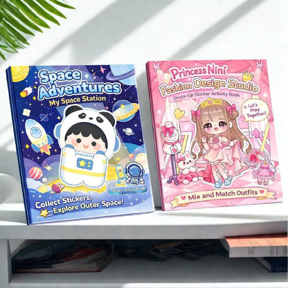 Amazing Reusable Magnetic Sticker Book for Kids