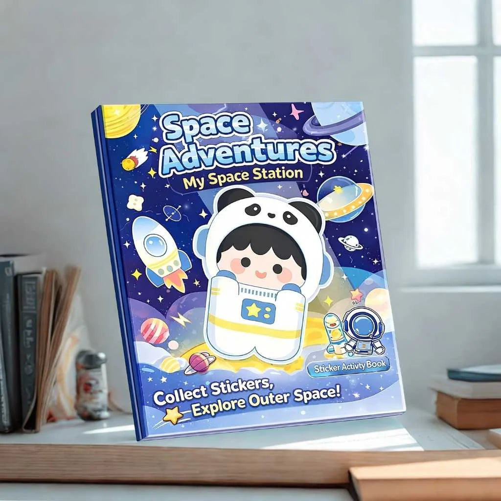 Amazing Reusable Magnetic Sticker Book for Kids