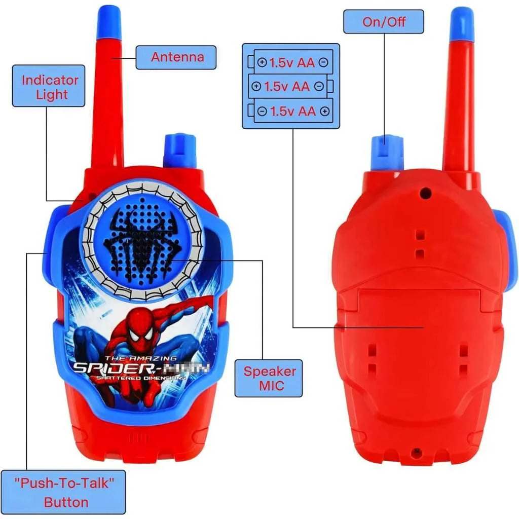 Amazing Spiderman Walkie Talkie for Kids Wireless