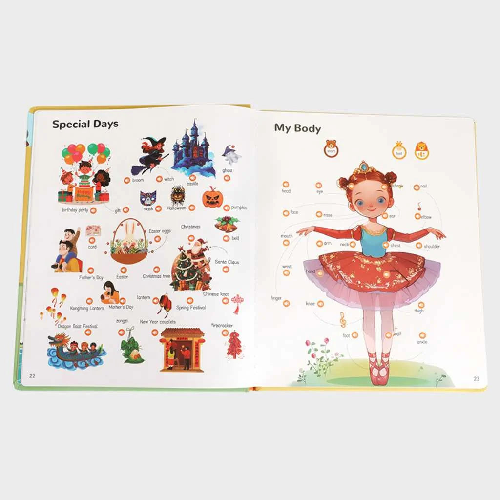 Amazing Talking Intelligence Books Kids Learning Toys