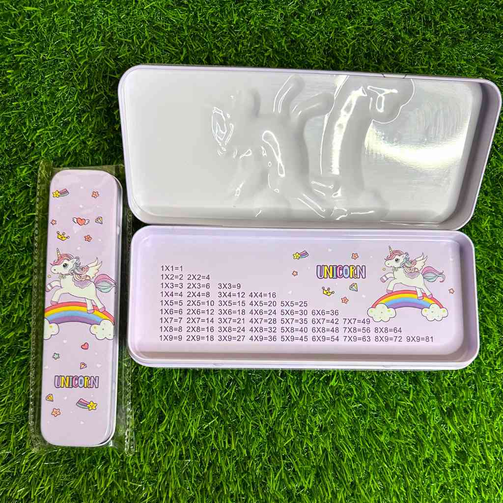 animal cartoon printed metal pencil box dodkart
