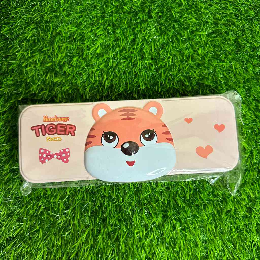 animal cartoon printed metal pencil box dodkart