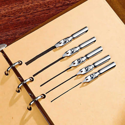 antique calligraphy feather pen set vasco da gama 