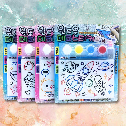 arts and crafts coloring stickers for kids