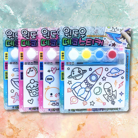 arts and crafts coloring stickers for kids