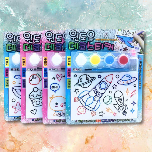 Arts and Crafts Coloring Sticker for Kids