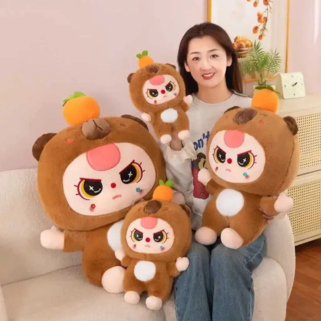 Baby Three Capybara Plushie Ultra Soft 35cm Cosplay Toy India