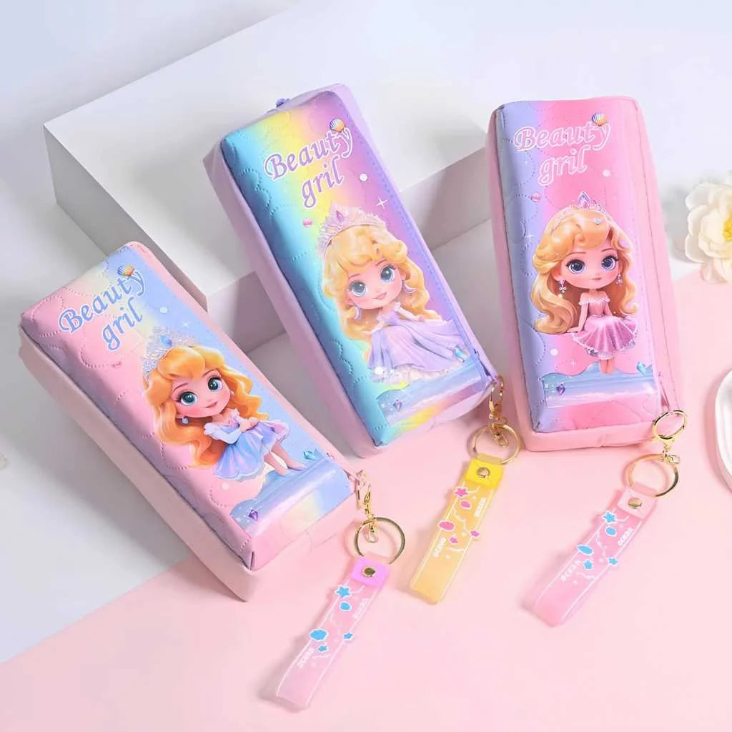 Beauty Girl Princess Pencil Pouch for Kids by DODKart