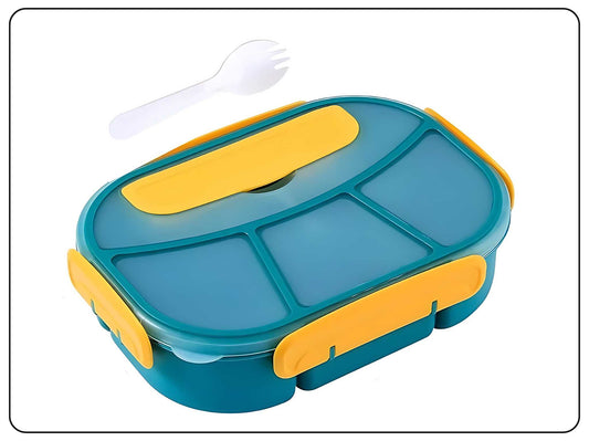 bento lunch box with 4 individual compartments