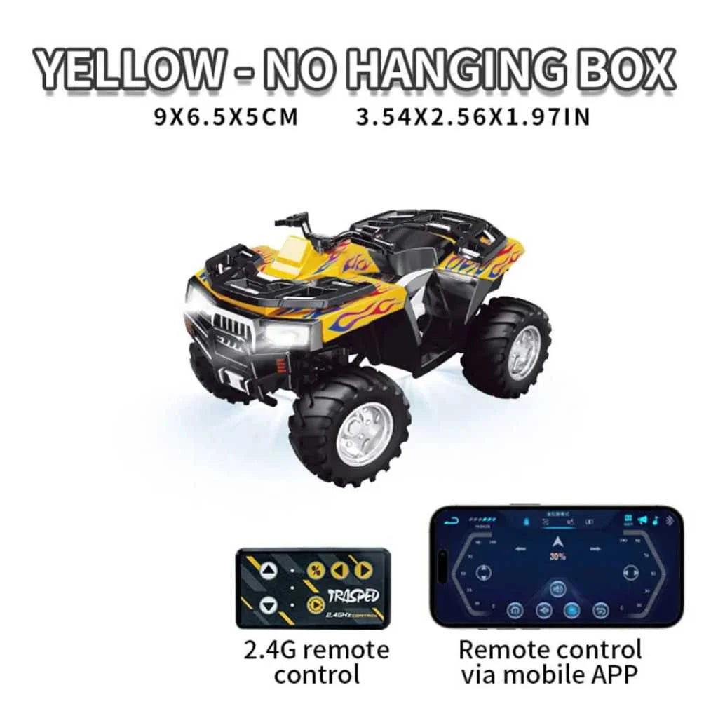 Best Mini Remote Control Monster Truck Alloy Body ATV RC Car