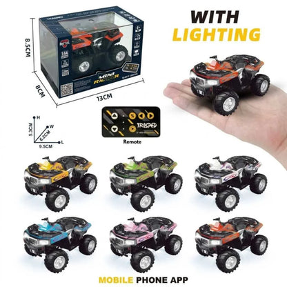 Best Mini Remote Control Monster Truck Alloy Body ATV RC Car